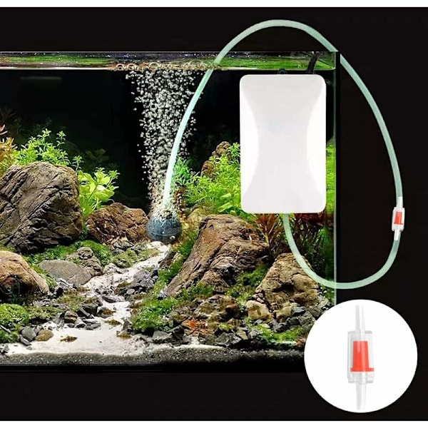 15 st luftpumptillbehör för akvarium, backventil, luftpumpventil, plast, för akvarieluftpump, enkelriktad backventil för att förhindra