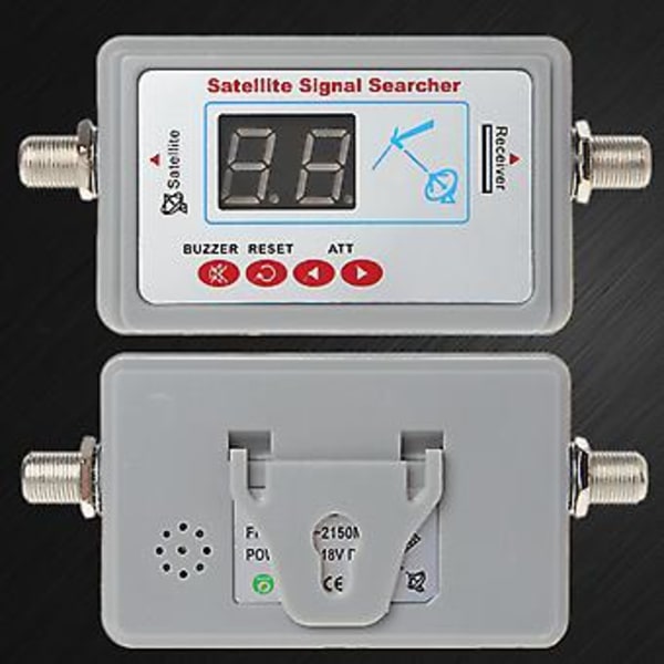 Digital TV Antenne Satellitt Signal Finder Meter Søker LCD Display SF-95DL