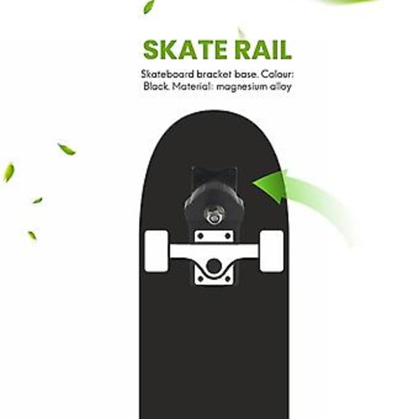 Arrival Surf Skate Trucks Alloy 7-tommer Land Surfboard Skateboard Beslag Base Sort C7 Bro Sprin