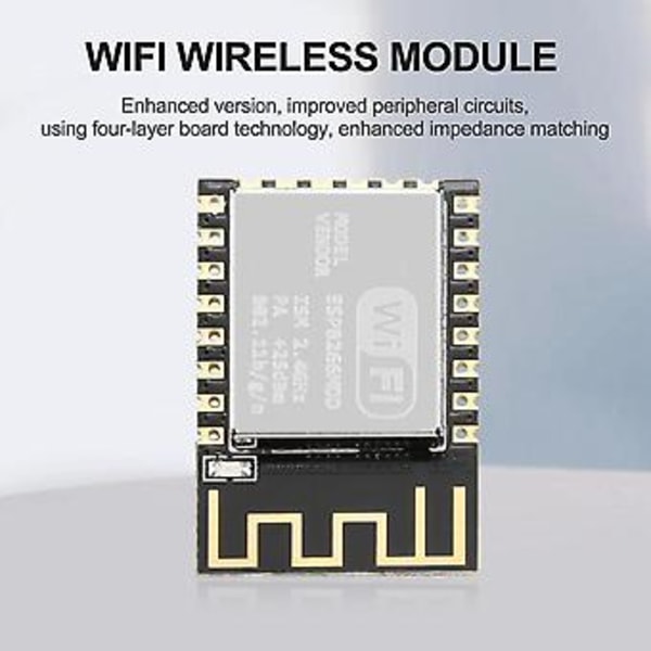 10st/lot ESP8266 ESP-12F Fjärr Seriell Port Wifi Trådlös Modul Nätverksutvecklingskort