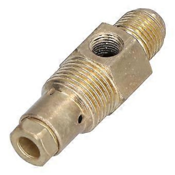 Luftkompressor Kontraventil Metal Lige 1 Vejs Tilbehør Udskiftning 21mmx16mmx10mm 327