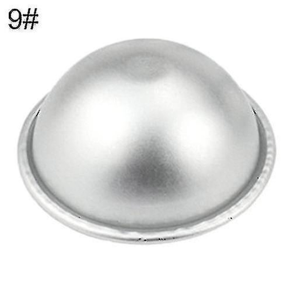 Hemisfære 3d aluminiumsball sfærekakform sukkerkunst bakeware dekorasjonsform
