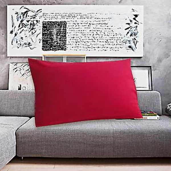 30x50cm Enfärgad Bekväm Hudvänlig Örngott Kudde Överdrag för Soffa Hem Användning (Typ 5)