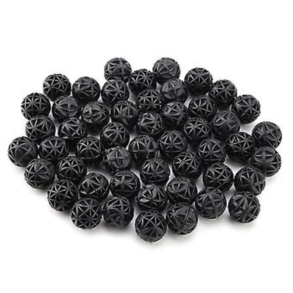 50 stk Bio Porøs Filter Biokjemisk Ball med Bomull Akvarium Dam Filter Materiale 16mm