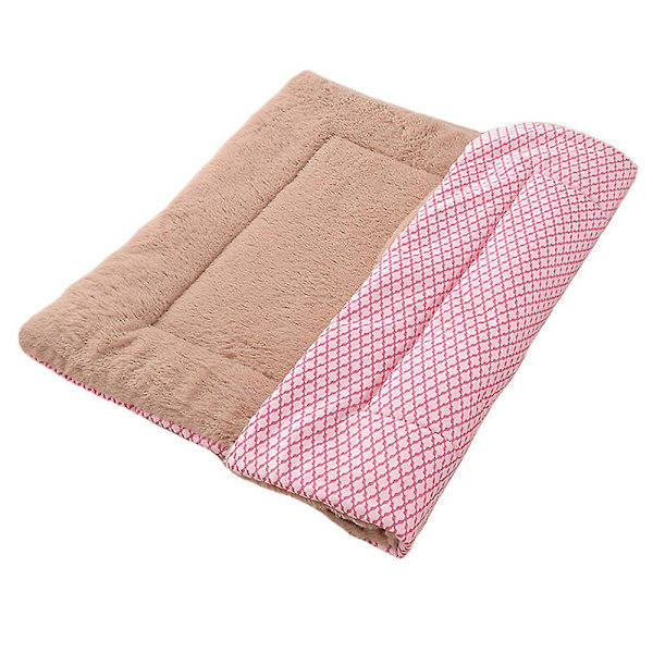 Pet Måt Efterår/vinter Varm Hunde Tæppe Reversible Hunde Tæppe Pink S