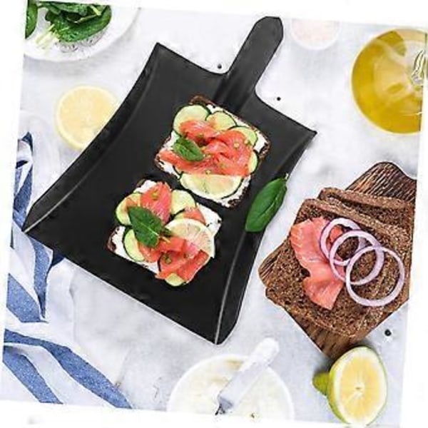 Servisesett Tallerken Frostet Imitasjon Porselen Spader Servisesett Tallerken, Snackbrett Grillfat, B