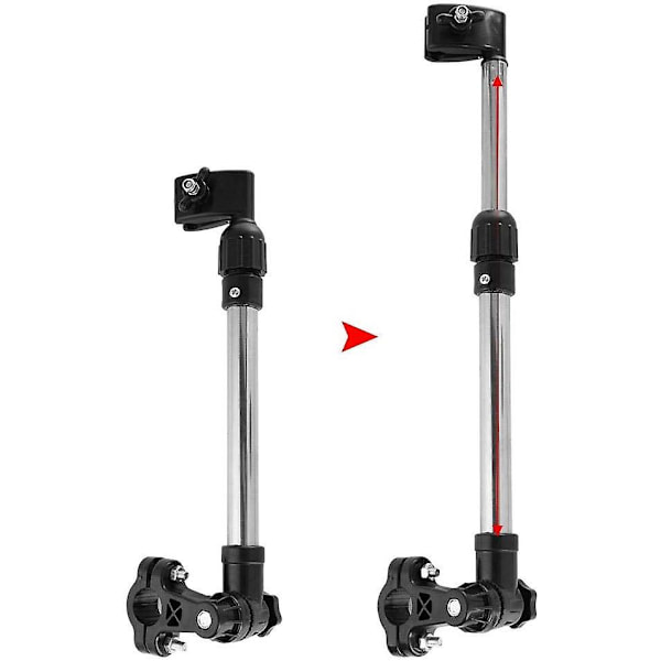 Paraplyholder, Retrekkbar Paraplyholder Stativ Rustfritt Stål Sykkel Baby Vogn Mbc Paraply
