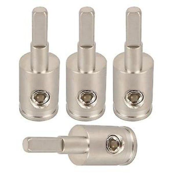 4 stk. Bil Audio Terminaler Automotive Interiør Audio Forstærker Ledning Terminal Blokke Ledningsindgangsreducer 4 T