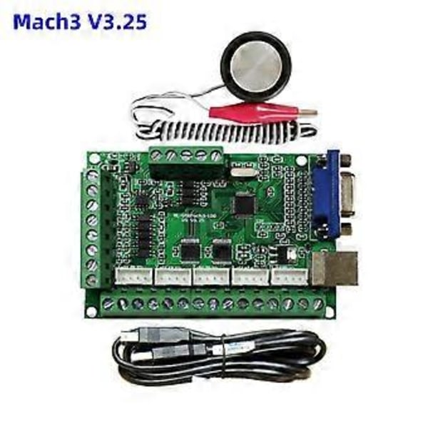 V3.25 USB-drivrutin Rörelsekontroller 5-axlig CNC-kort Z-verktygsinställare för CNC-router Skärande Graveringsfräsmaskin