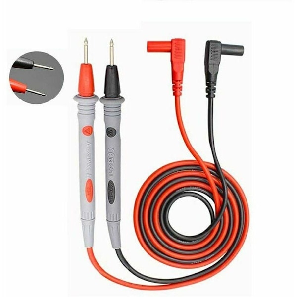 1 par kraftiga multimetertestledningar 1M 1000V/20A/CAT III/IV testkabel mätningsspetsset för multimeter