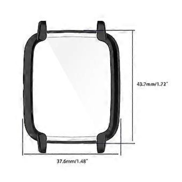 Skjermbeskytter for etui til ID205L Willful SW021 Dekselramme Støtfanger for skall