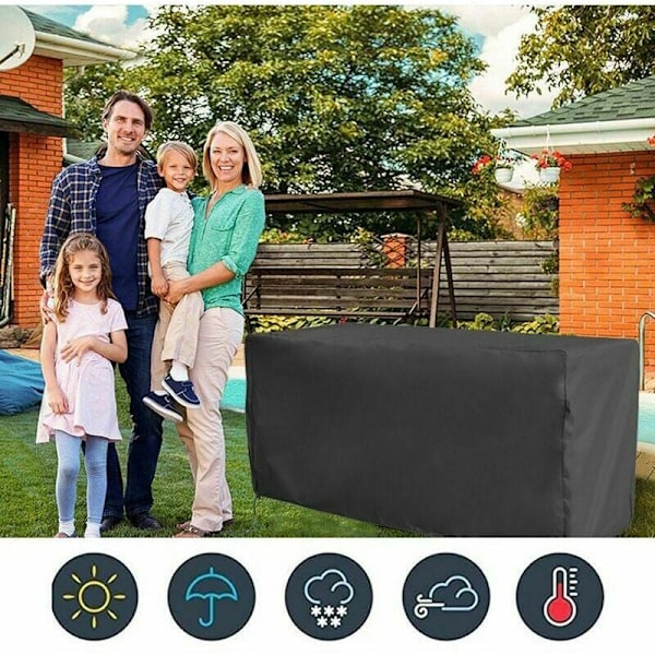 Förvaringsboxskydd, Utomhusförvaringsboxskydd UV-skydd Vattentätt Däcklock - 1236255cm