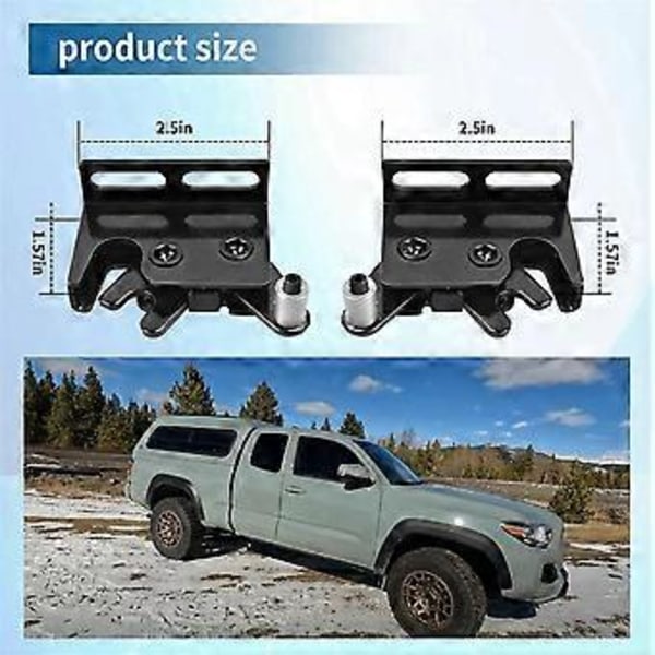 2x for Leer Truck Cap Rotary Lås 100XL/XR/XQ/180XL 700 Tonneau 83515 & 83514