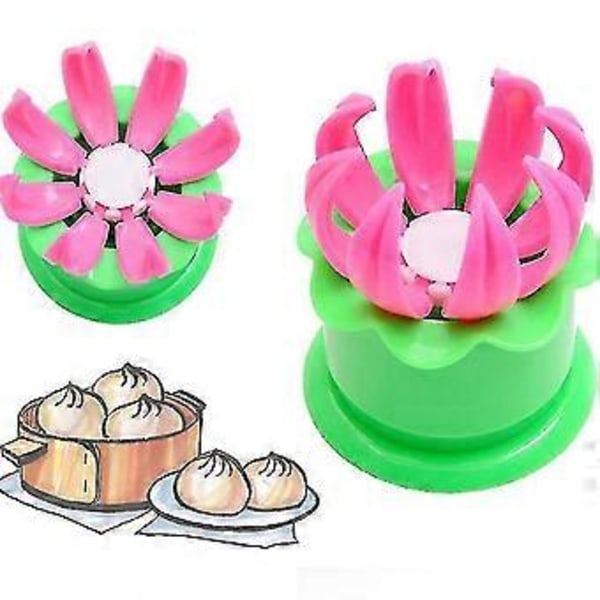 2 stk. Baozi Maker Bao Steamer Dumpling Maker Baozi Form Tilfældig Farve