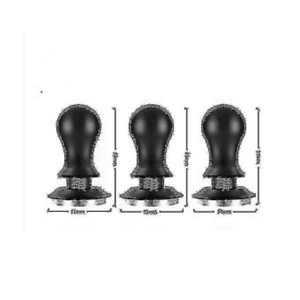 58mm Espresso Tamper Kaffe Tamper Med Pulverpresse Nål Rustfrit Stål Tampere Med Skala Kaffe
