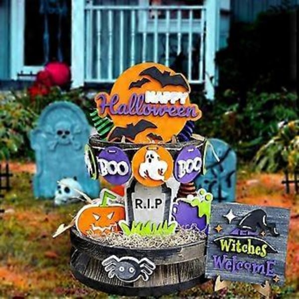 11 kpl Aave Miniatyyri Hieno Muodonmuutoksia Estävä Kevyt Säänkestävä Kurpitsa Halloween Figuriini Juhlatarvikkeet