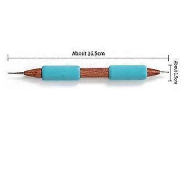 Keramik Tekstur Udskærings Manuel Dekoration Stylus Værktøj DIY Keramisk Efterbehandling Gravering Rustfrit Stål Nål B