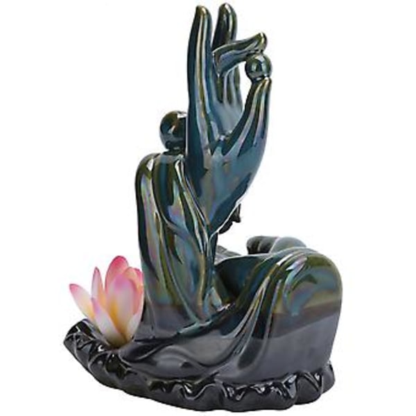 Røgelsesbrænder med Tilbageløb, Røgelsesbrænder med Tilbageløb Buddha Buddha Røgelsesbrænder Røgelsesbrænder Ornamenter Uovertruffen Ydeevne