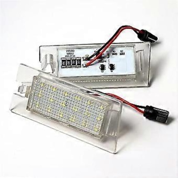 Bil LED Skiltlys Lampe Hvit 68223864AB for 2014-2018 Bil Baklykter