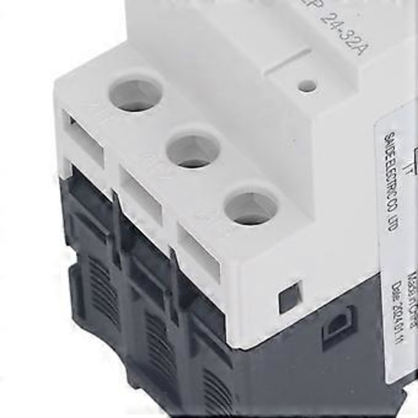 Motorskyddsbrytare 2432A 35mm DIN-skenmontering Vredkontroll Motorskyddsbrytare AC400 415V