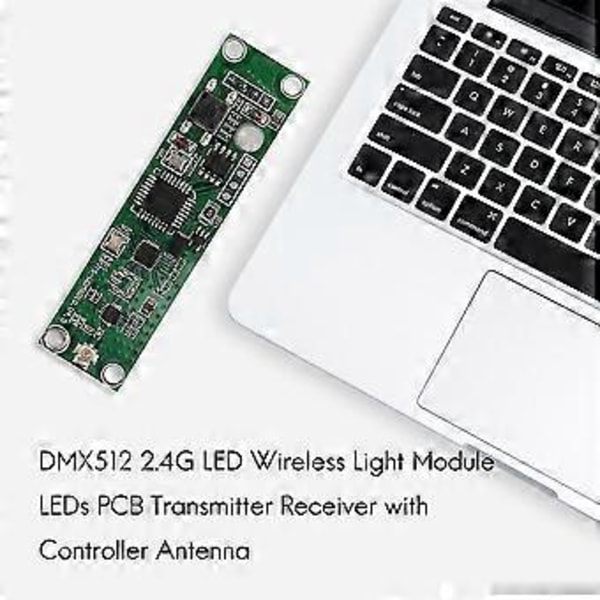 Dmx512 2.4g Led Trådlös Ljusmodul Leds Pcb Sändare Mottagare Med Kontroller Antenn