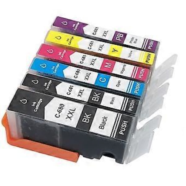 Blækpatron PGI 680 CLI 681 til Canon til PIXMA TR7560 TR8560 TS6160 TS8160 TS9160 Printer