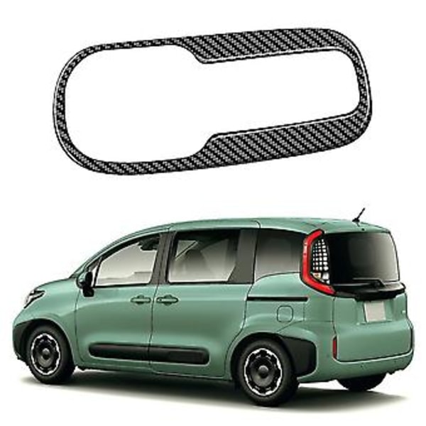 Rhd Auto Hiilikuitu Takarivin Kolmannen Rivin Mukiteline Koristekehys Suojusverhoilu Sienta 2022 2023