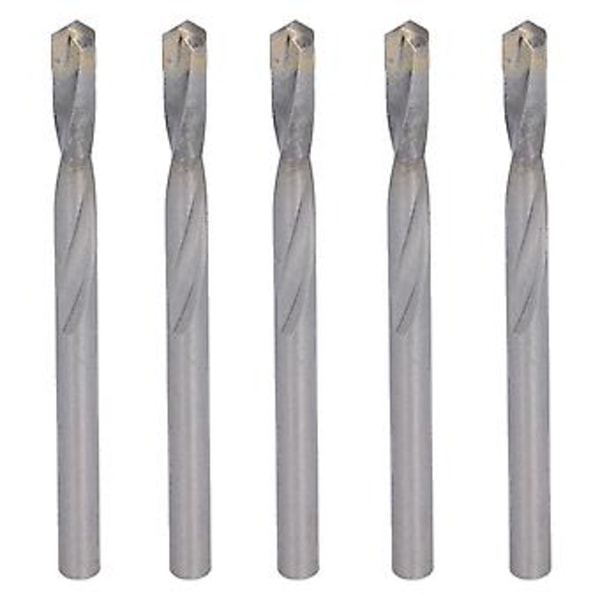 10 st Rak Skaft Spiralborr Volframstål Gravering Fräs för PCB CNC 5mm