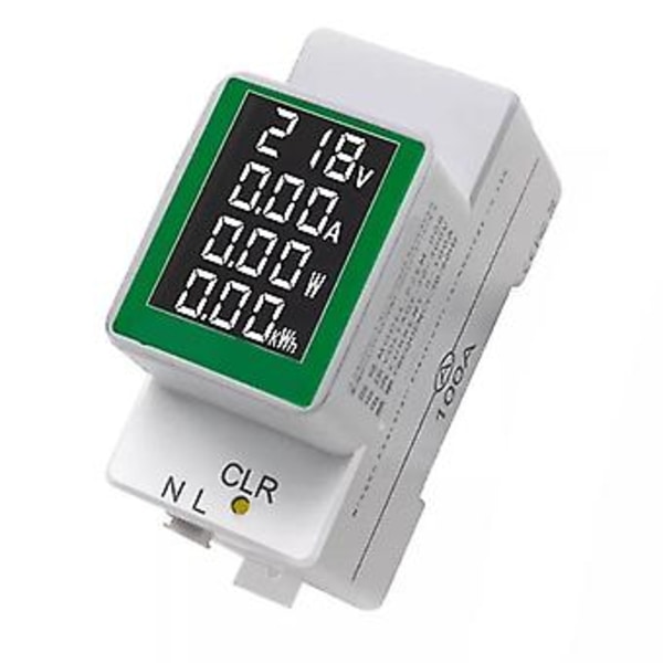AC Digital Display -funktions Rail Meter AC50-300v/100a Er