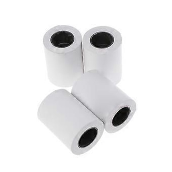 4 Rullar Termiskt Kvittopapper 57x50mm Faktura Biljettutskrift för Foto Termisk Skrivare POS Kassa Kvittorulle