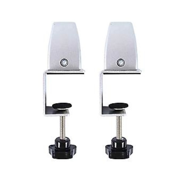 2 stk. Legeringsglas Klips Justerbar Mobil Skærm Klips Skrivebord IT Klips