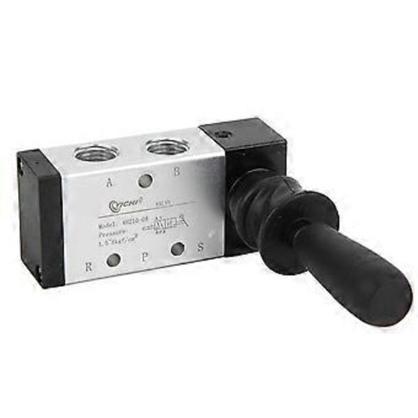 Pneumatisk Manuell Kontrollventil 5 Portar 2 Positioner Handspaksventil 0~0.8Mpa (4H210-08)