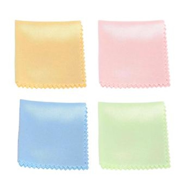4 Mikrofiber Optisk Rengöringsduk Dvd Lcd Kameraskärm Rengöringsduk Handduk