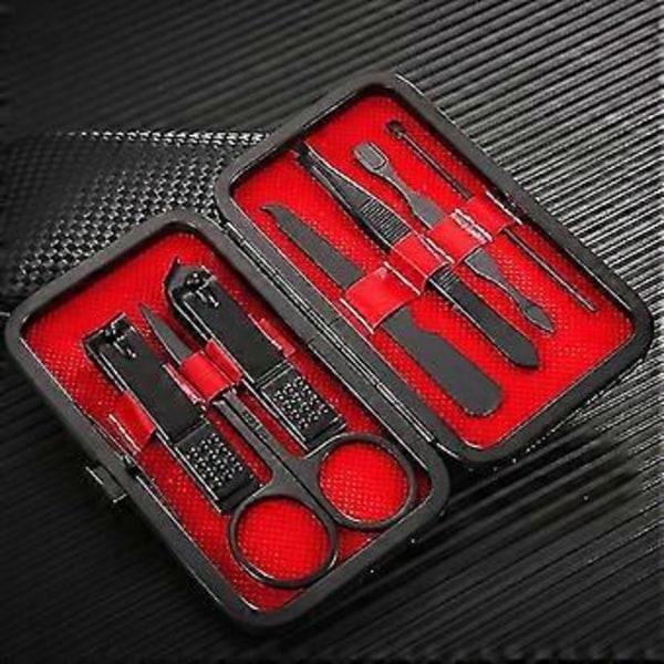 Nagelklippare Set Pedikyr Set Portabel Resehygienkit Rostfritt Stål Nagelknipsare Verktygsset