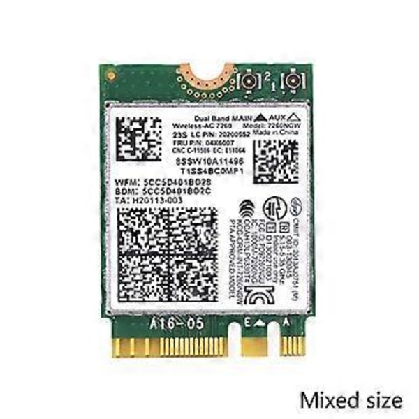 7260NGW WIFI Kort 04X6007 til T440 X240 Y40 Y70 Y50 4.0 Trådløs Netværksadapter Bluetooth-kompatibel 4.0