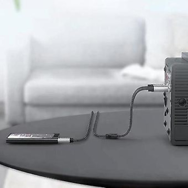 Lydkabel 3,5 mm til dobbel 6,35 mm Aux-kabel 2x6,5 Jack til 3,5 hann for mikserforsterkerhøyttaler Spl