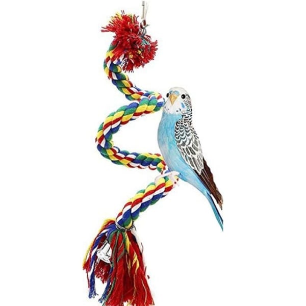 Parrot Toy Bird Toy Swing Suspension Bridge Standing Bar