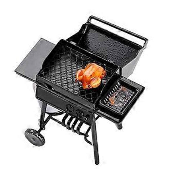 1:10 Skala Grill Miniature Ornamenter BBQ Værktøj Mini Møbler, A