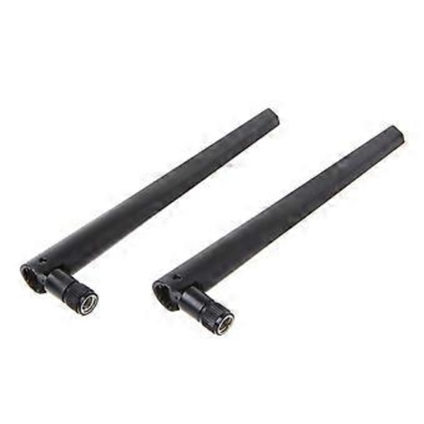 2 x 6dBi WiFi RP-SMA Hunn Antenne 2.4GHz 5GHz Dual Band +2 x U.FL/IPEX til RP-SMA Hunn Pigtail Kabel for Mini PCIe