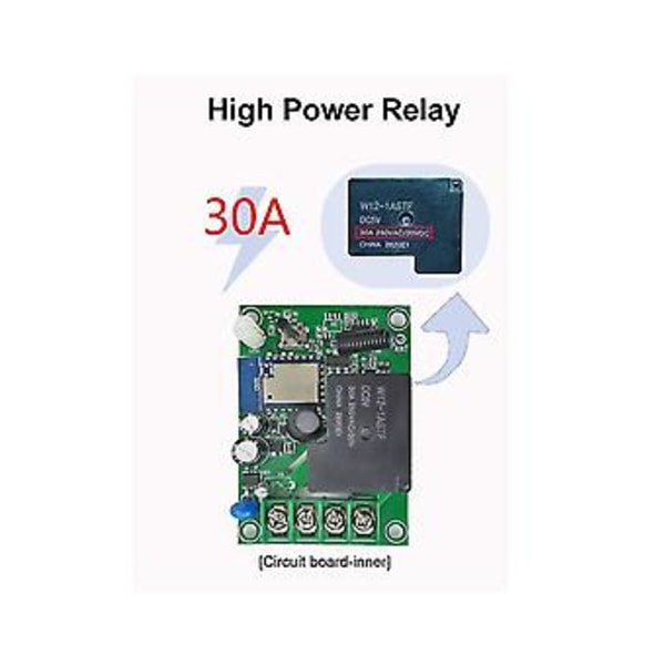 Tuya Wifi S Diy R Ac 85-265v Wifi Trådløs 30a Mon Kwh For