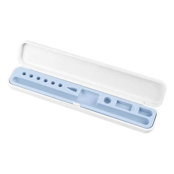 Apple Pencil förvaringsbox, multifunktionell case cover för Apple Pencil 1/2 (Ljusblå)