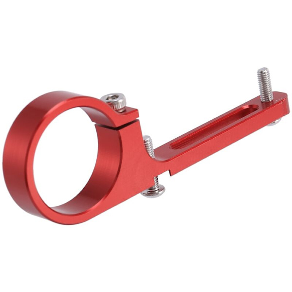 1 st Serie Fällbar Cykel Finger Dial Montering Fäste för Brompton Transmission Aluminiumlegering Fäste, Röd