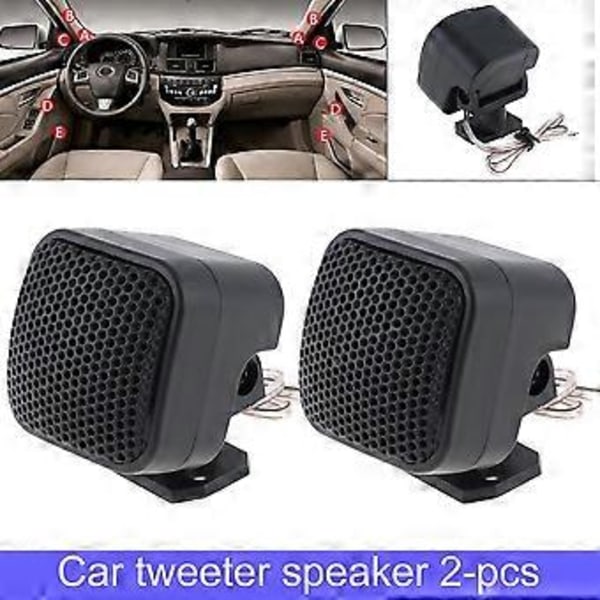 2 kpl 500W Mini Korkean Hyötysuhteen Auton Diskanttikaiuttimet Auton Äänitorvi Audio Musiikki Stereokaiutin Auton Audiojärjestelmään