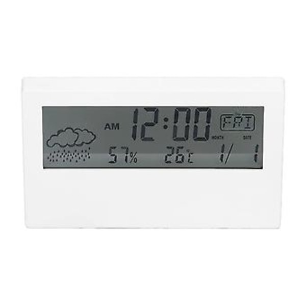 Väckarklocka för hemmet, LCD Väckarklocka Transparent Väckarklocka Digital Väckarklocka Optimal Effektivitet