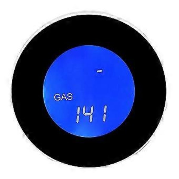 LCD-skärm Wifi Brännbar Gasläckagedetektor Hushåll Smart Gaslarm Sensor Eu 100-240v
