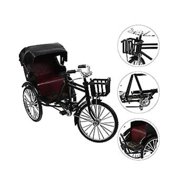 Nukke Retro Pyörä Rauta Rative Ycle Ycle Veistos Ajoneuvo Colle