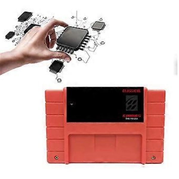 SNES 110-IN-1 Peli Super 110-In-1 Pelikortti SNES Pelikonsolille Perheen Hauskanpitoon Lapsille, A