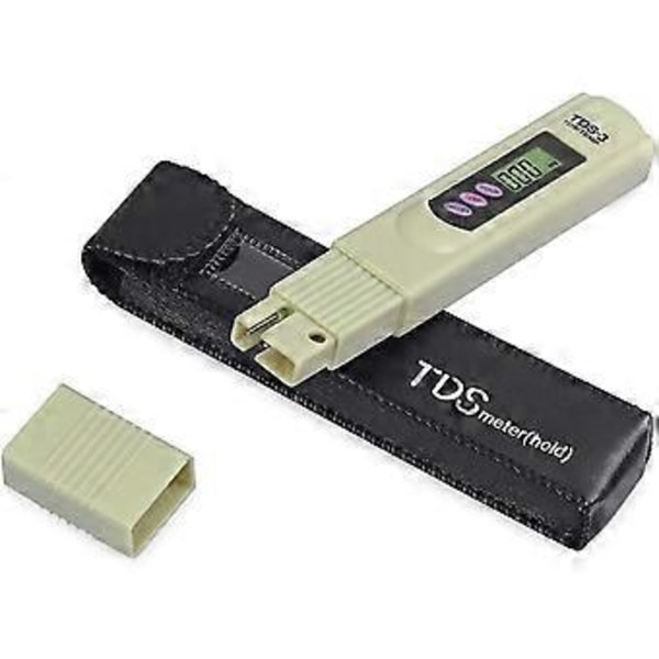 LCD TDS-3 Mätare För Dricksvattenkvalitet Digital Testare Temperatur PPM