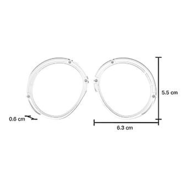 Anti-ridse Ringe Rammer til Pico 4 VR Briller Anti-slip Ramme Tilbehør
