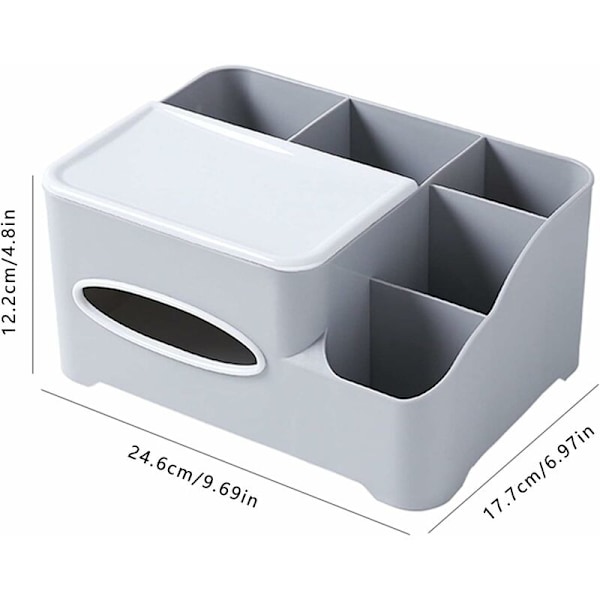 Moderne pumpepapirdispenser til papirserviet fjernbetjening til multifunktions penneæske egnet til hjem og skrivebord, papirhåndklæder og penne osv.